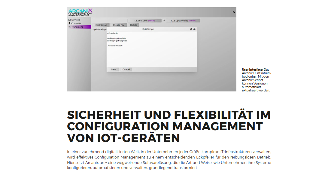 Das ARCANIX Team in der Automation Ausgabe 06/2024 zum Thema IoT Configuration Management